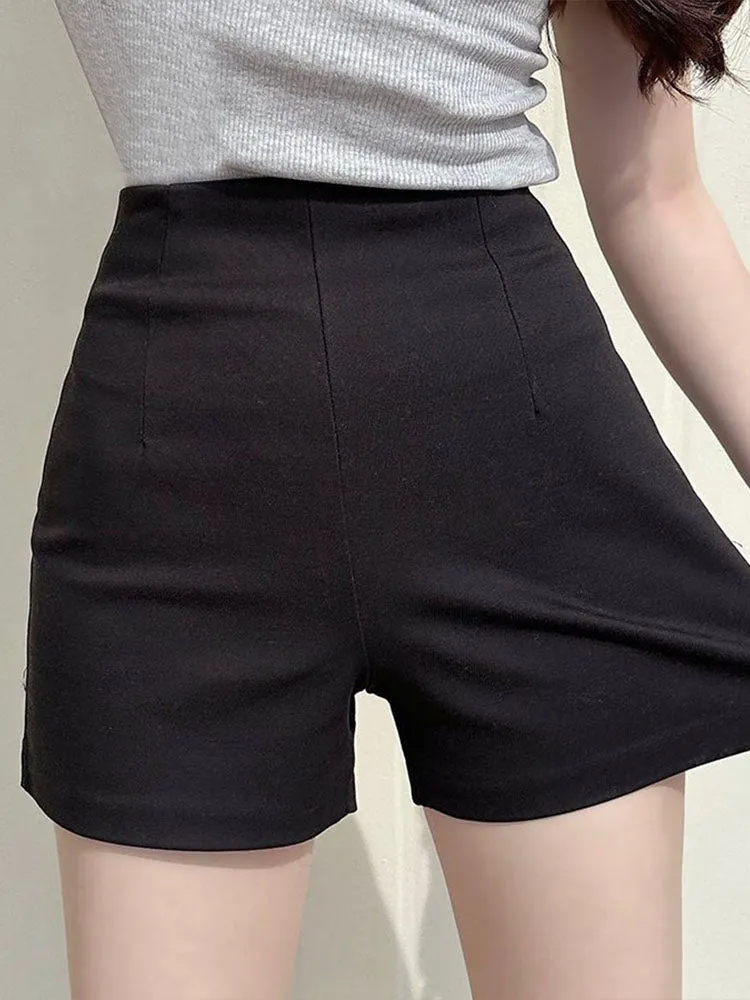 Slim Fit High Waist Summer Shorts