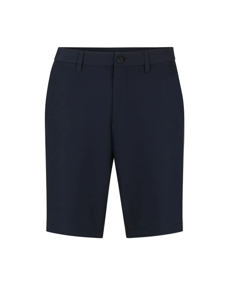 Slim-fit shorts in water-repellent easy-iron fabric