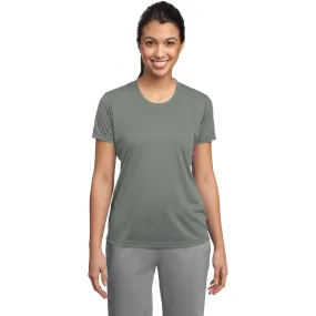 Sport-Tek Women's Grey Concrete PosiCharge Competitor Tee