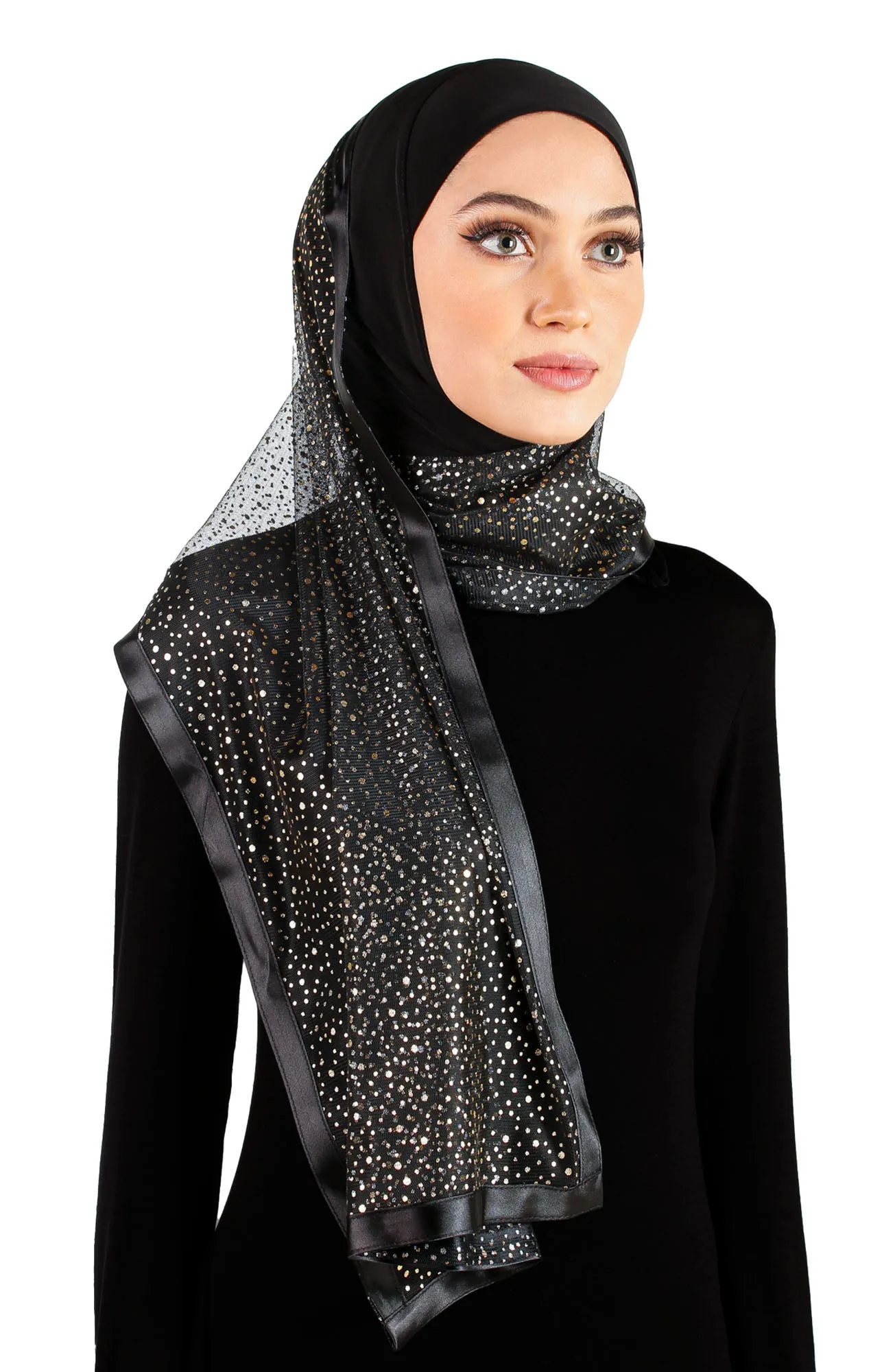 Stylish Mona Kuwaiti Hijabs with Wrap Shawl