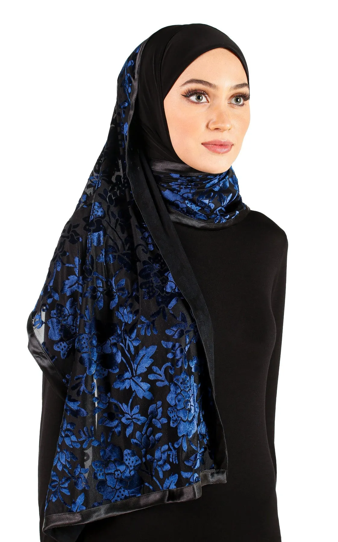 Stylish Mona Kuwaiti Hijabs with Wrap Shawl