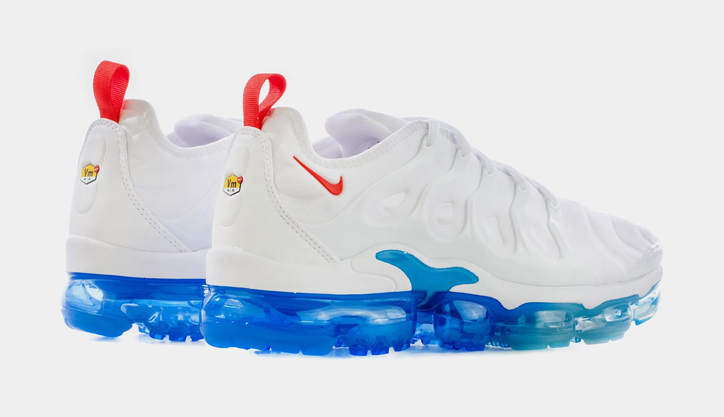 VaporMax Plus Mens Running Shoes (White/Blue)