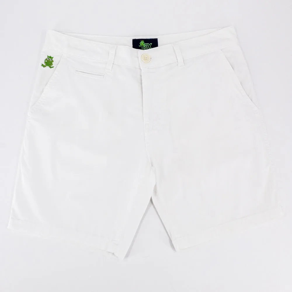 White FROG Chino Shorts